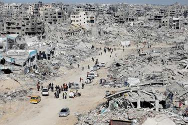 Gaza destruction picture