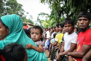 Rohingya displaced Muslims