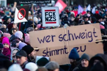 Demonstration against the far right in Berlin, 21 January 2024