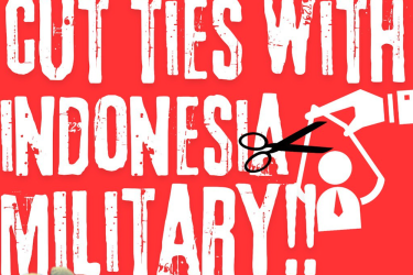 Cut ties with Indonesian military