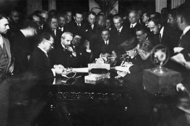 treaty signing