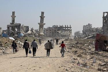 Forced displacement Gaza