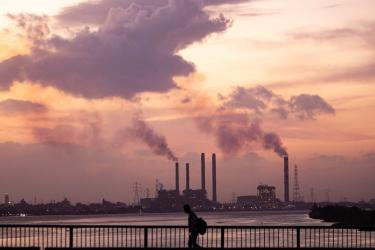 The Cairo West power plant near the Nile river, Cairo, Egypt, 2025. 