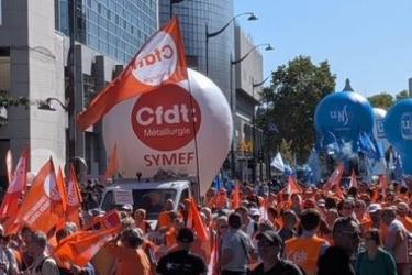 union rally in France
