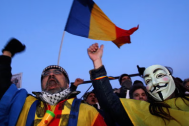 Protest in Romania