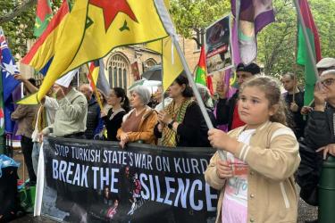 Kurdish rally in Sydney January 18