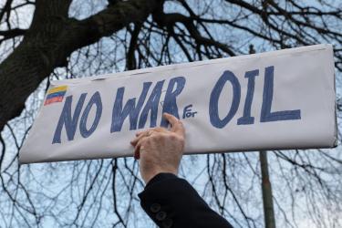 No war for oil