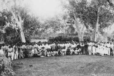 Hughenden Strike Camp, Queensland, 1891. State Library of Queensland.