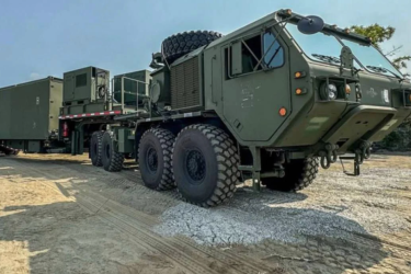 The MRC was used early Tuesday morning to launch a Tomahawk land attack missile from Tacloban Airport. Bianca Dava, ABS-CBN News
