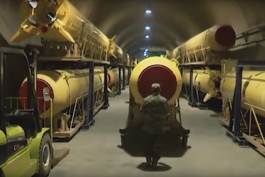Underground Iranian missile base