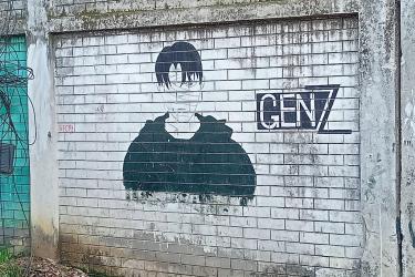 Gen Z Bangladesh graffiti