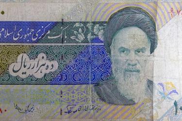 Ayatollah Ruhollah Mustafavi Moosavi Khomeini (1902-1989), Iranian religious leader and politician, and leader of the 1979 Iranian Revolution which saw the overthrow of Mohammad Reza Pahlavi, the Shah of Iran. 
