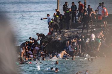 Ceuta migrants