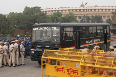 police repression India