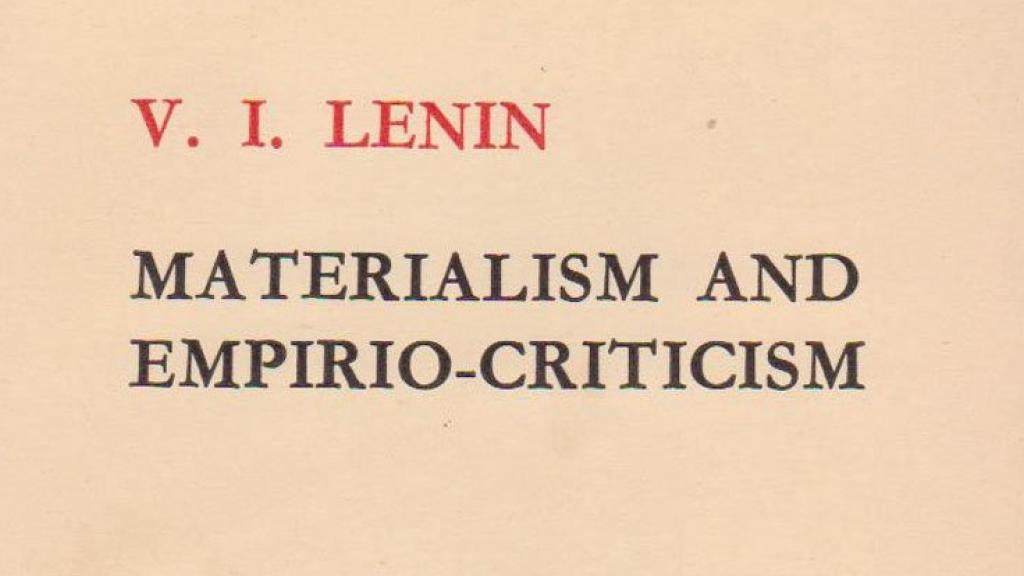 Materialism and Empirio-Criticism