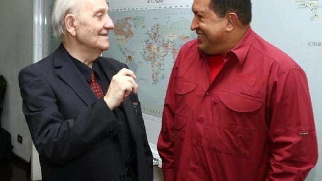 Istvan Meszaros and Hugo Chavez