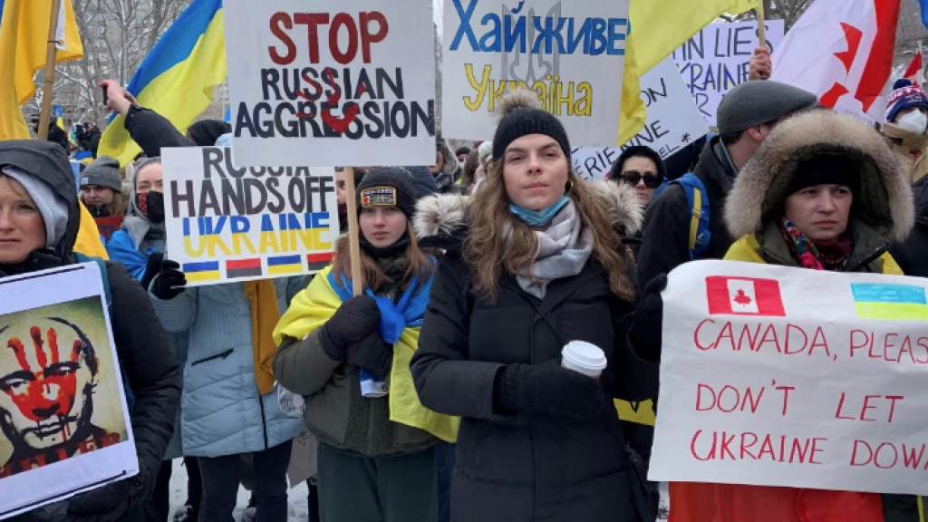 Canada Ukraine protest