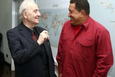 Istvan Meszaros and Hugo Chavez