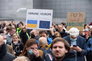 Russua Ukrain antiwar protest