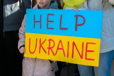 Help Ukraine placard