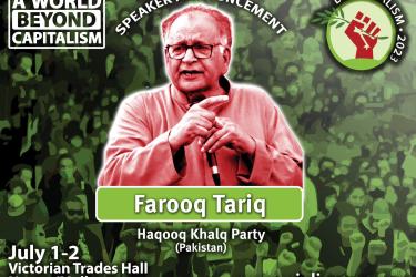 Farooq Tariq Ecosocialism 