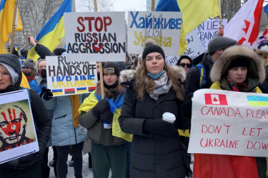 Canada Ukraine protest