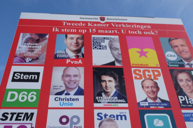 Dutch election billboard