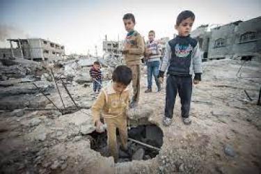 kids in Gaza